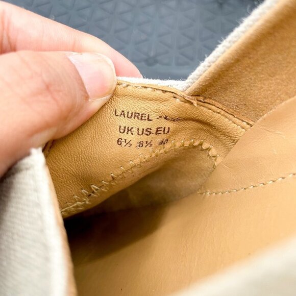 Hotter Laurel Women's beige Flats slip on sneakers women's shoes size 8.5 - Picture 6 of 11